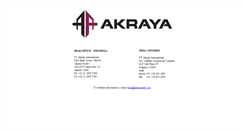 Desktop Screenshot of akrayaintl.com